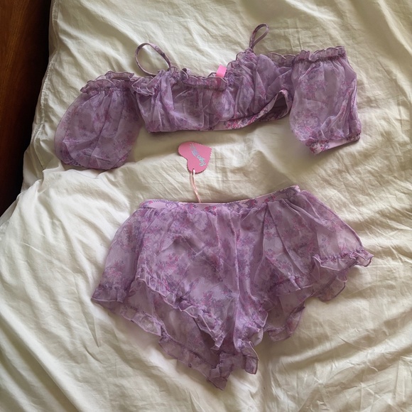 Purple Two Piece Swim Bikini 👙 sugar thrillz - Picture 1 of 8